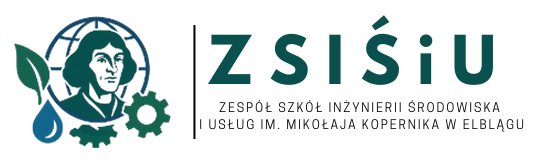 Zespół Szkół Inżynierii Środowiska i Usług im. Mikołaja Kopernika z siedzibą w Elblągu, ul. Obrońców Pokoju 44.